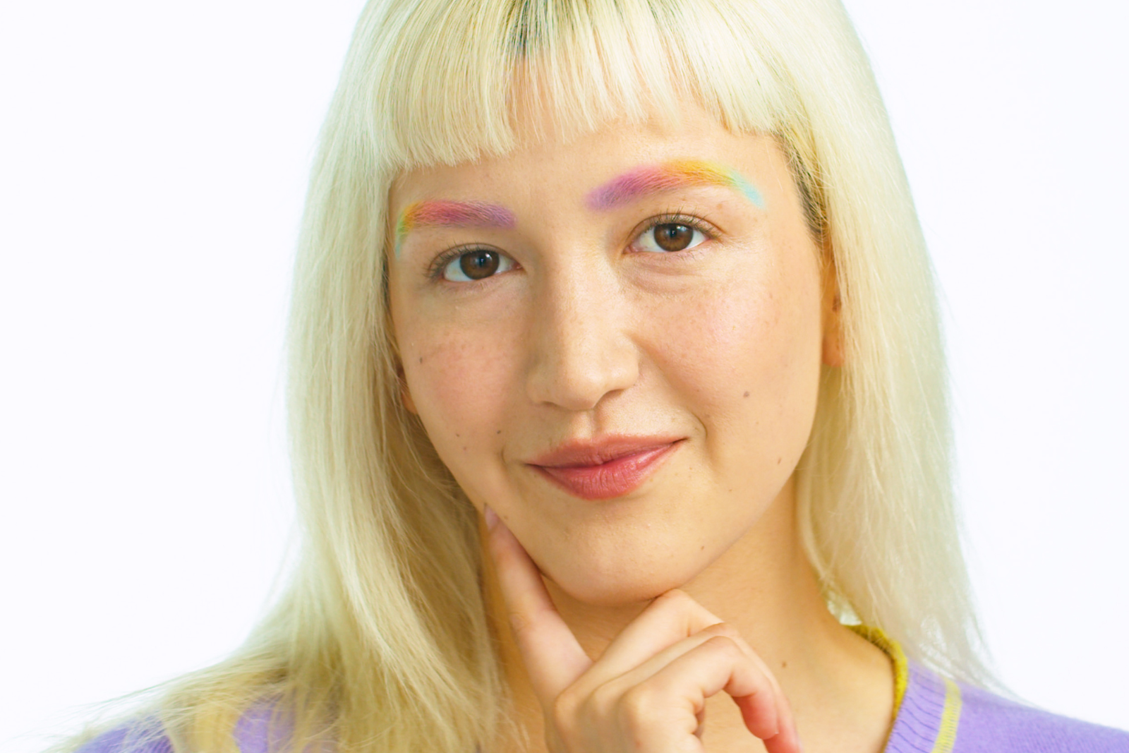 How to Try the Rainbow Brow Trend