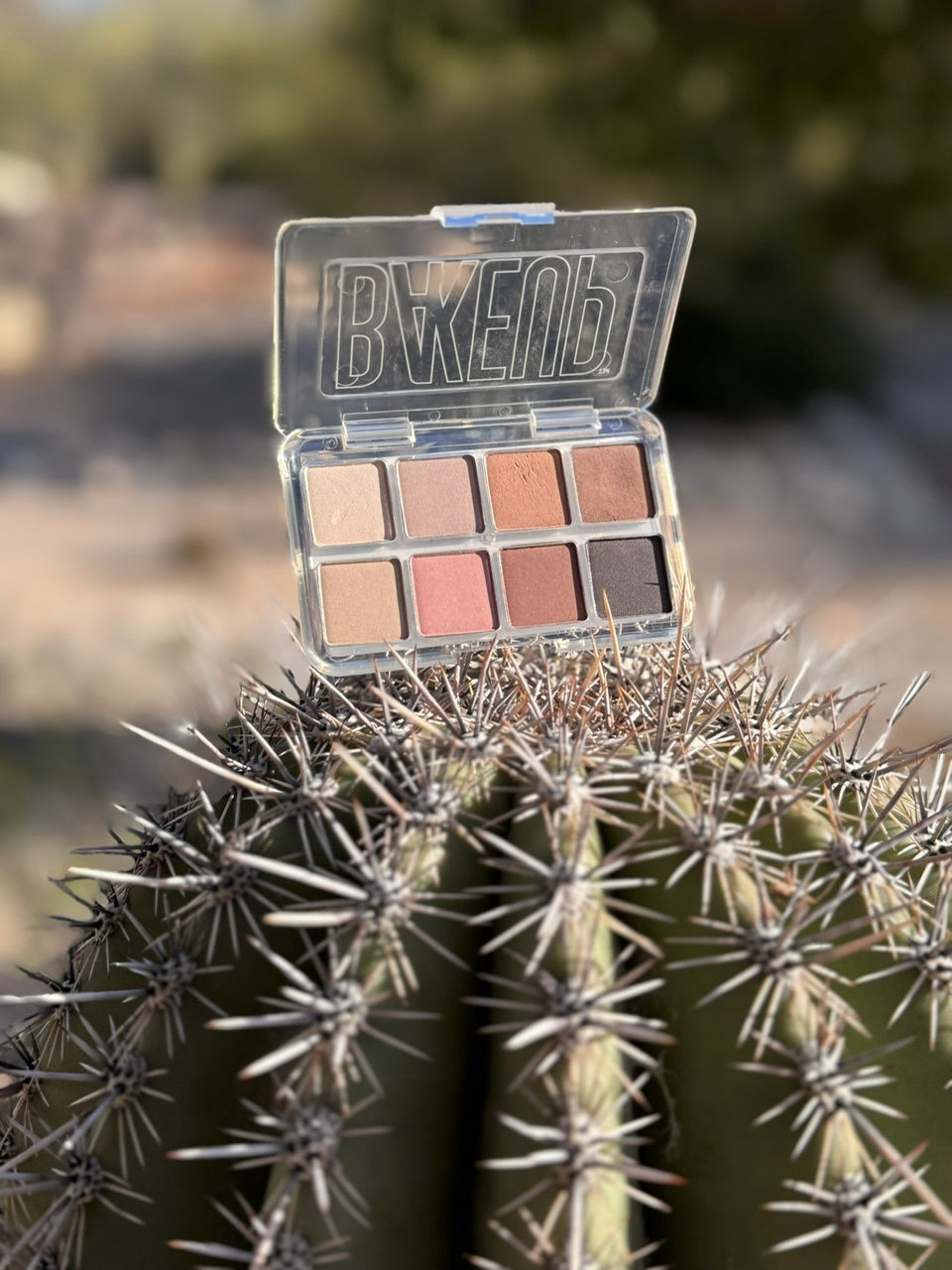 Desert Road Trip neutral eyeshadow palette by Bakeup Beauty, a red carpet favorite