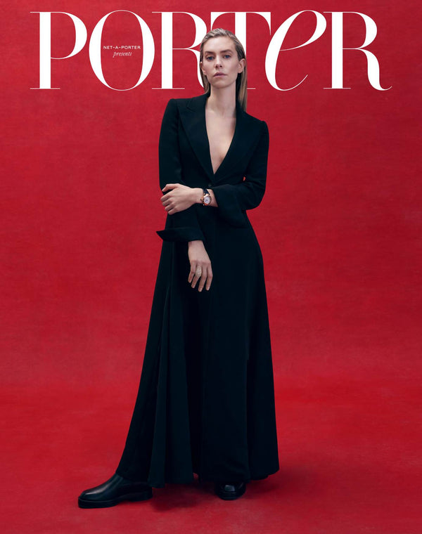 Vanessa Kirby for Porter Magazine, April 2021, makeup by Jo Baker for Bakeup Beauty