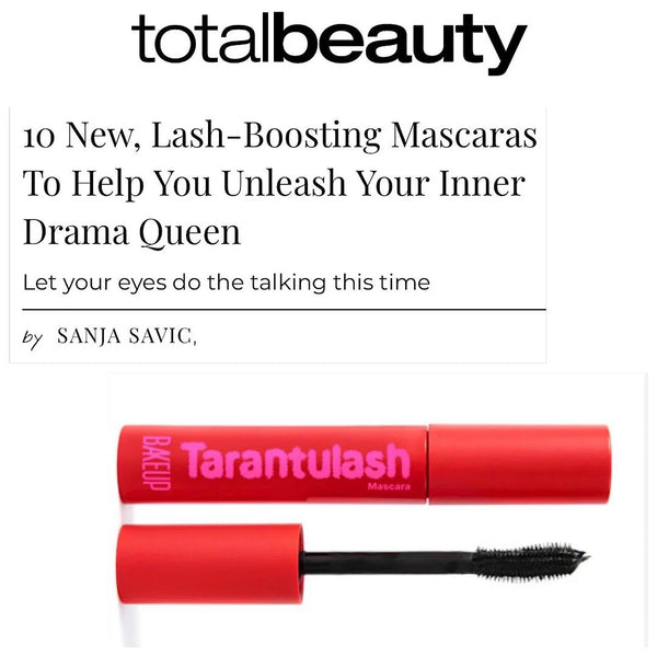 Bakeup Beauty Tarantulash mascara featured in Total Beauty